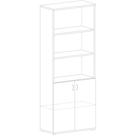Шкаф SL Imago   полузакрытый СТ-1.1 венге магия (СТ-1,Д-3Пр,Д-3Л)
