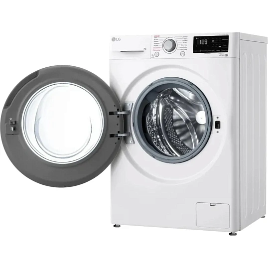 Стиральная машина LG F2V3HS4W кл.:A фронт. макс.:7кг белый инвертер