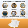 Бахилы одноразовые высокие тип СМС 50гр белые (10 пар/упак)