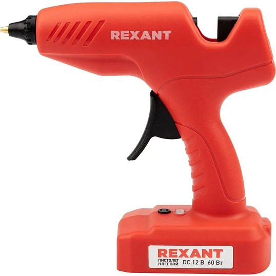 Пистолет клеевой аккумуляторный REXANT, 60Вт, d11 мм, 'ЭКСПЕРТ' (12-1553)