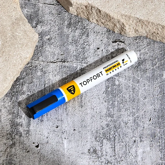 Маркер лаковый TOPFORT Paint 6 мм синий