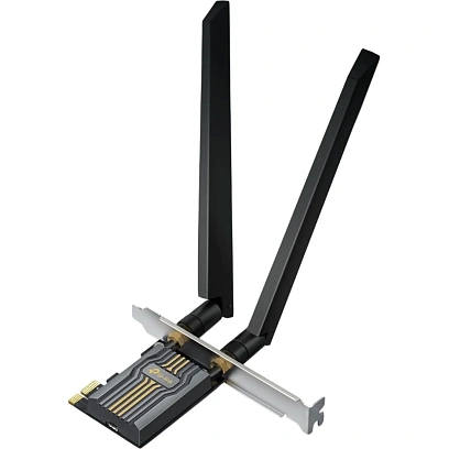 Сетевой адаптер Wi-Fi TP-Link Archer TBE400E BE6500 PCI-E Wi-Fi 7 BT 5.4