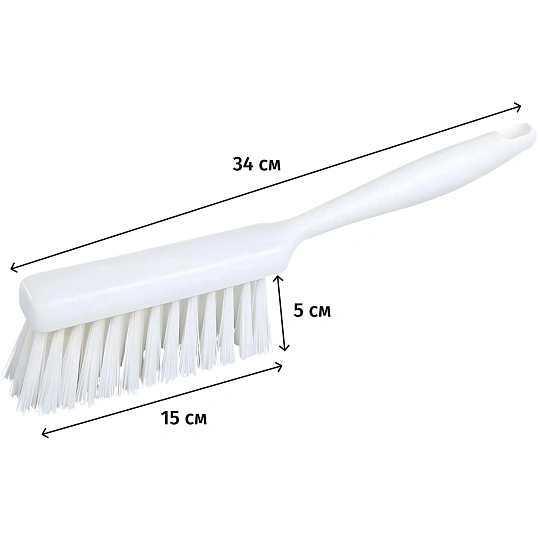 Щетка сметка FBK 340х35мм мягкая белая 10254-1