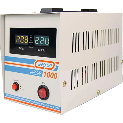 Стабилизатор напряжения ЭНЕРГИЯ АСН-1000 с цифр. дисплеем(Е0101-0124)