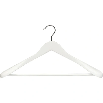 Вешалка-плечики WW_LH031-W/CU9632M-W дерев,перек,анат,р48-50 бел
