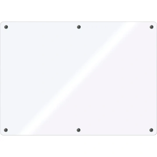 Доска стеклянная магнитная, 120х200, Attache, белый