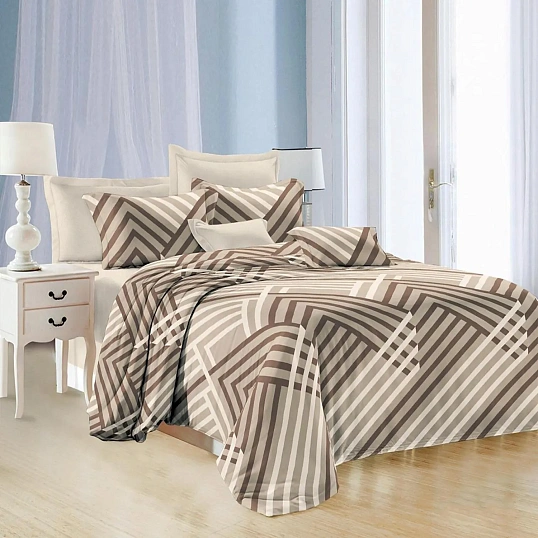 Постельное белье евро микросат(наволочки70х70-2шт)-2139 Павел