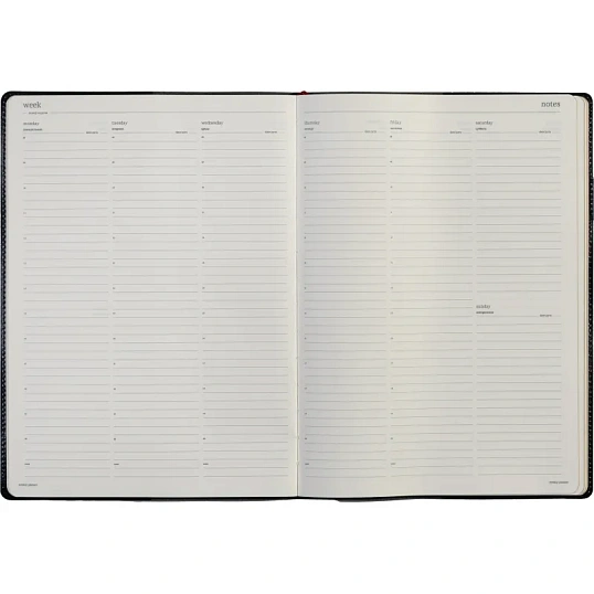 Еженедельник недатированный синий,A4,222х302мм,128 стр.,Br.V.PROFY 3-098/01