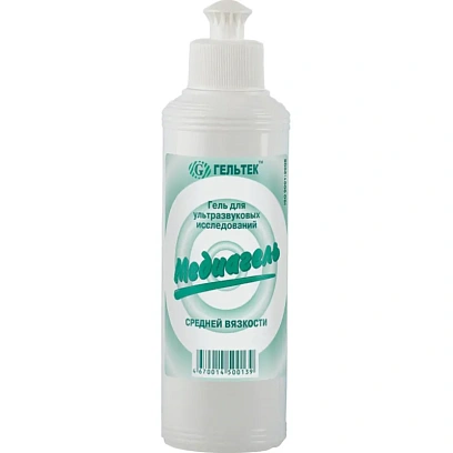 Гель для УЗИ МЕДИАГЕЛЬ 250г/бут. средней вязкости (цв.) 40 шт/уп