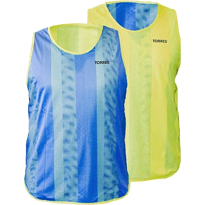 Манишка TORRES двухстор, р.Sr, тренировоч, полиэст, желто-син, TR11046Y/B