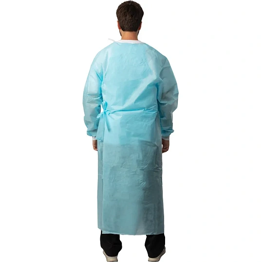 Халат хирург. н/с рук.манжета дл.140 см пл 42 р.56-58 1шт./уп.  Гекса