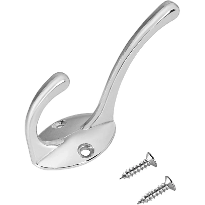 Вешалка настенная УЗК_Крючок двухрожковый StahlBuro 603 CP(16167), хром