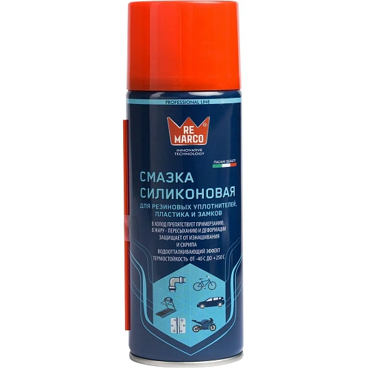 Смазка универс. силик. SILICONE OIL (от -40 до +250С)400 мл RE MARCO RM-749