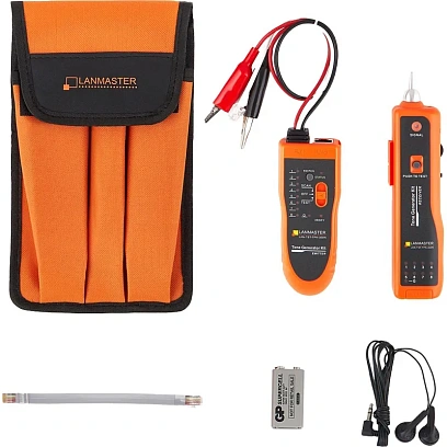 Набор инструментов LANMASTER LAN-TST-TPK-300N щуп+тон-генератор, тест.разв