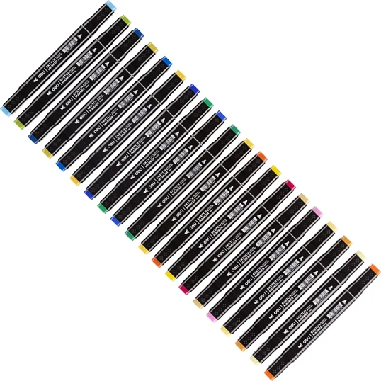 Набор маркеров для скетчинга Deli 80цв. двухстор., E70806-80