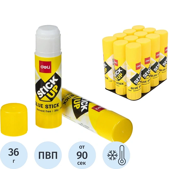 Клей-карандаш 36г Deli Stick UP EA20310 ПВП