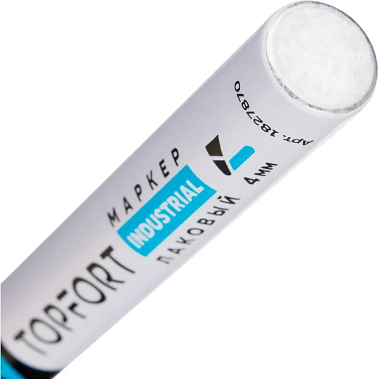 Маркер лаковый TOPFORT Industrial 4 мм зеленый