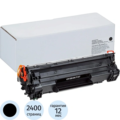 Картридж лазерный универсальный Retech CF283X/737 чер. для HP/Canon