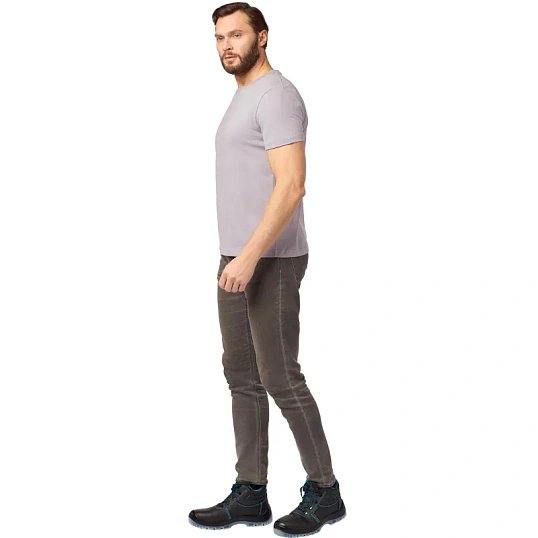 Футболка (160 г.) с кор.рукавом св.серый (XL)