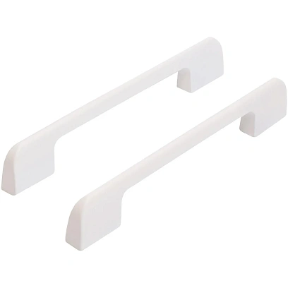 Ручка УЗК_скоба меб.StahlBuro A300-128 (16664) W матовый белый 2шт/уп