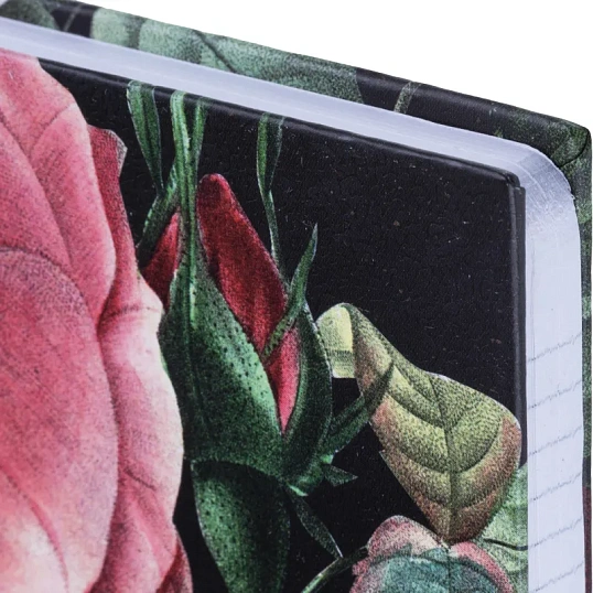 Тетрадь общая, BS, А5, 120л., клетка, твердый, спираль. Flora, букет N4203