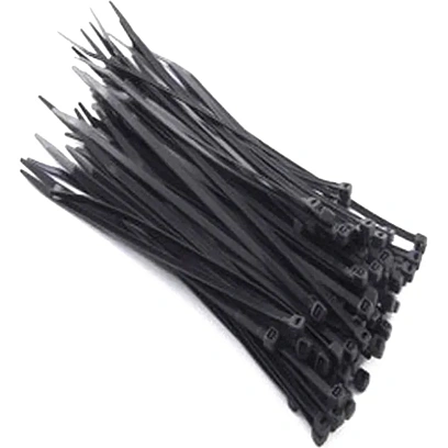 Стяжка (хомут) 150 мм х 2.5 мм, 100 шт, нейлон, Rexant, черный, 07-0151