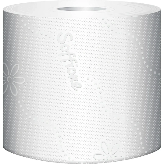 Бумага туалетная Soffione Smart 3сл белая 15,12м 32рул/уп