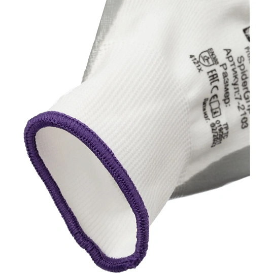 Перчатки защит. полиэфирн. Lakeland SpiderGrip 7-2103 с нитр.покр. р.M