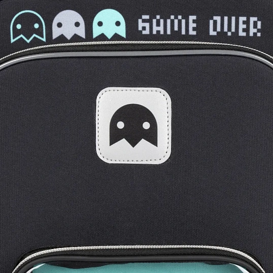 Ранец Комус Класс Stright Игра, черный, 2 отд, эргоном спинка