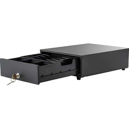 Денежный ящик АТОЛ SB-245-B черный, 245x320x90, механический