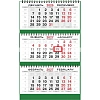 Календарь настенный 3-х блочный 2027 Attache Медведи 295х710мм