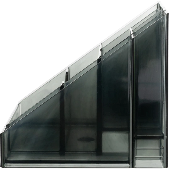 Подставка-органайзер для канц.мелочей Attache Каскад 9 отд.тон.Серый/черый