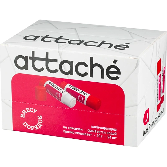 Клей-карандаш 20г ATTACHE power glue
