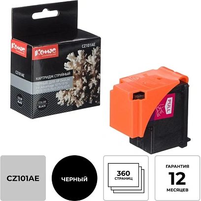 Картридж струйный Комус 650 CZ101AE чер. для DJ Ink Advantage 2515/3515