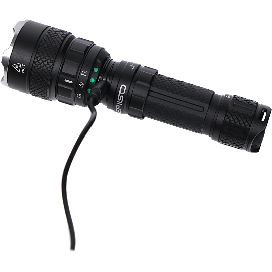 Фонарь EPILSO EPF-245 (карманный,Luminus SST40 10W+2CREE XPE, аккум 18650)