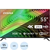 Телевизор Digma DM-LED55UBB40, UHD, смарт (Салют ТВ)