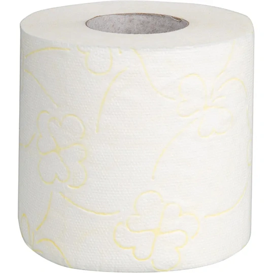 Бумага туалетная Luscan Comfort 2сл бел с жел тисн ромаш 100%цел 21,9м4р/уп