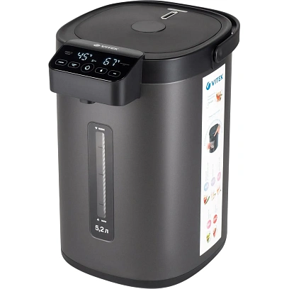 Термопот Vitek VT-1191 5.2л. 1650Вт темно-серый