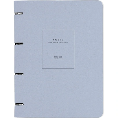 Тетрадь со сменным блоком А4,120л,Be Smart,Notes,голубой,N3759