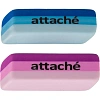 Ластик Attache прямоуг. скош., 49x19x8 мм, термопл.каучук, ассорти
