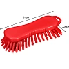 Щетка ручная скраб, типа 'страйт' FBK 210х70мм жесткая красная 15063-3