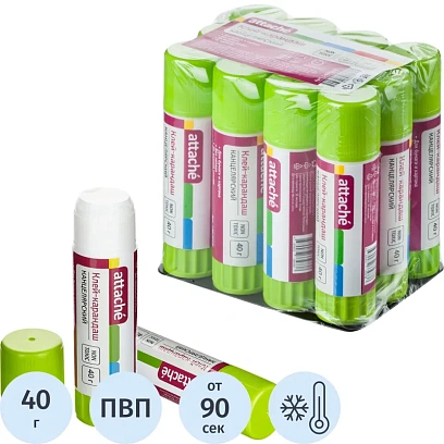 Клей-карандаш 40г Attache