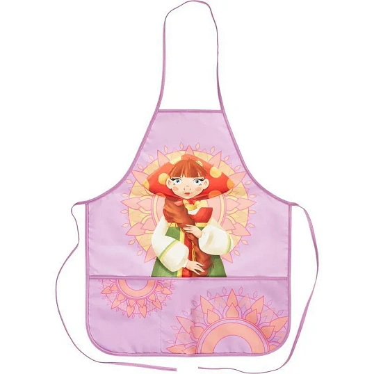 Фартук для труда КОМУС Три богатыря Любава,карман,нарукав,535x445мм,ФН 41-1