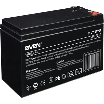 Батарея для ИБП SVEN SV 1272 (12V/7,2Ah) аккумуляторная