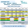 Картридж (лента) Vell VL-S231(BrotherTZE-S231,12мм,ч/б)дляPT 1010/1280/D200