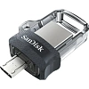 Флеш-память SanDisk 128GB Ul.Andr.Dual Drive OTG, mic.USB 3.0/USB 3.0 Black