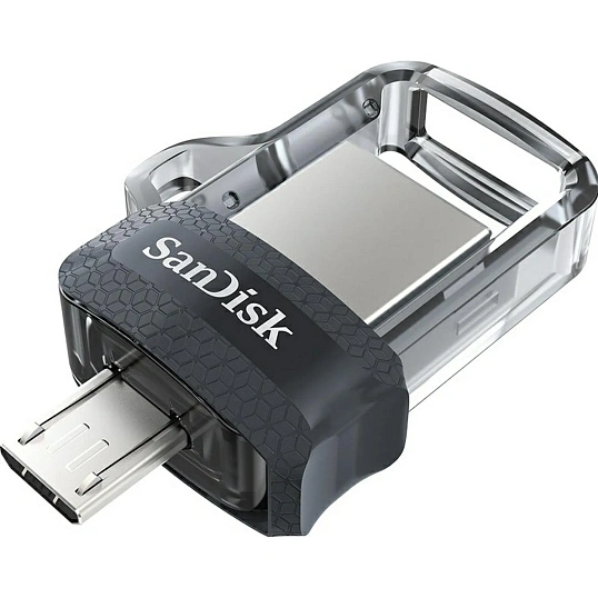 Флеш-память SanDisk 128GB Ul.Andr.Dual Drive OTG, mic.USB 3.0/USB 3.0 Black