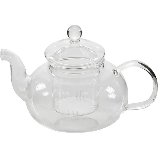 Чайник заварочный AROMA, объем:850 мл (боросиликатное стекло)008246
