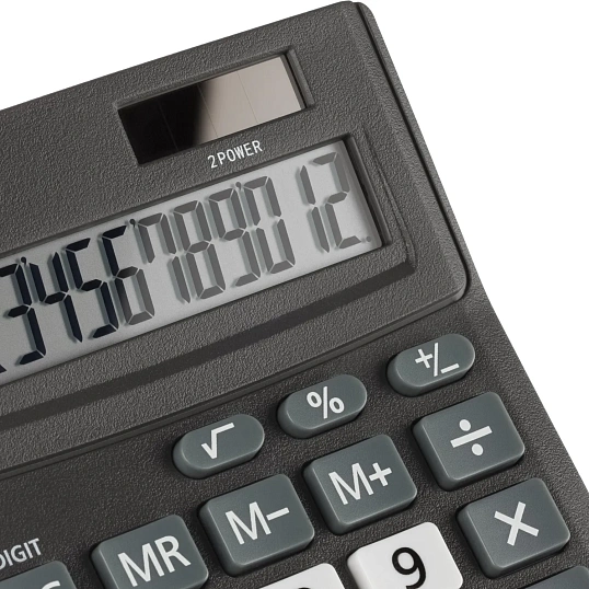 Калькулятор настольный Attache CBM1201-BK 12-разрядный черный 137x102x31 мм