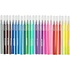 Фломастеры №1School Croco 24цв., прозр.колп,смыв, блист. упак. c кнопкой